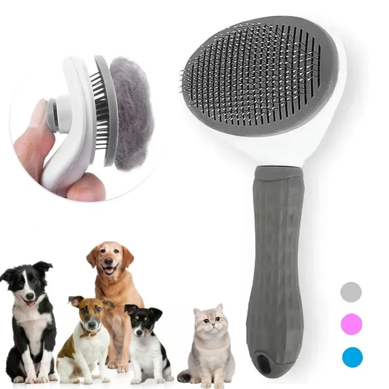 Brosse auto-nettoyante — brosse auto-nettoyante pour chien et chat