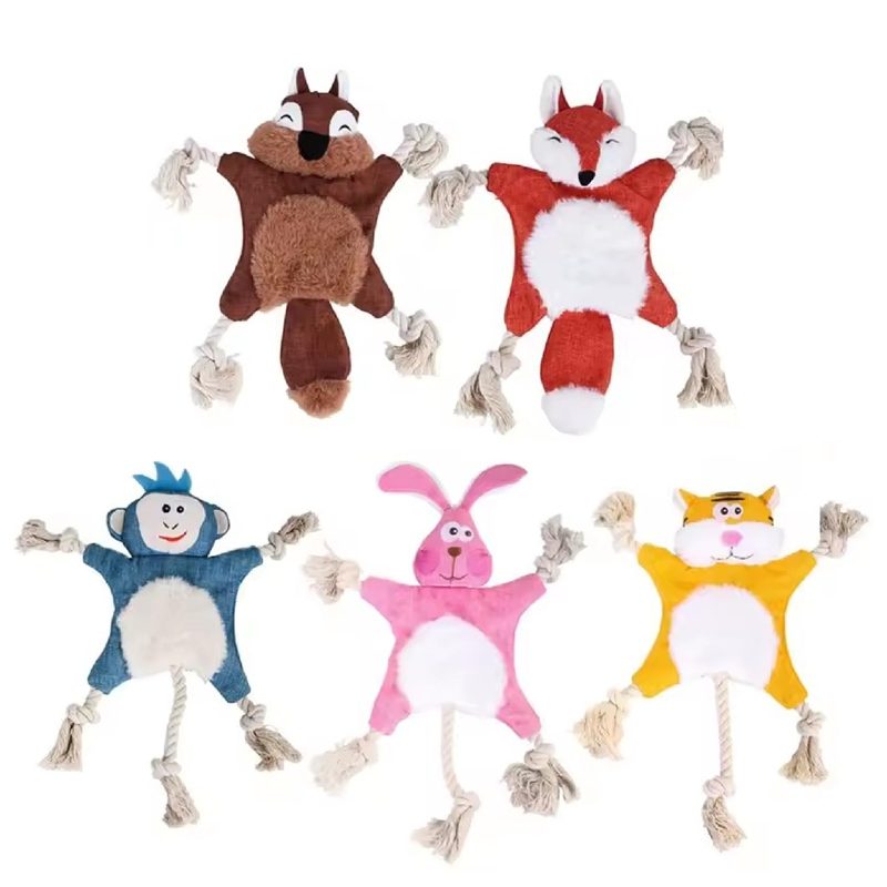 Peluche à couiner — Peluche épaisse avec couineur intégré : assez solide pour les mâchoires de chien moyen, as